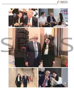 Prof. Mr. Danny Shechtman discusses about the scientific research in chemistry and materials with Ms. Zhang Lu, the founder, CEO, chairperson of SICAS.