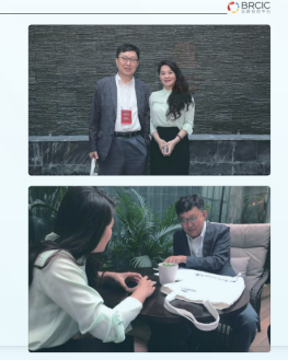 Prof. Sang Kyun Cha discusses the scientific research about big data and artificial intelligence with Ms. Zhang Lu, the founder, CEO, chairperson of SICAS.